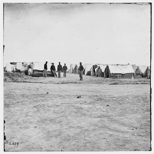 Colored infantry camp