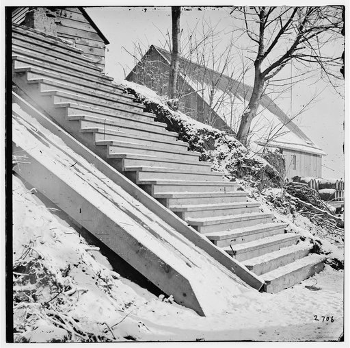City Point, Virginia. Steps