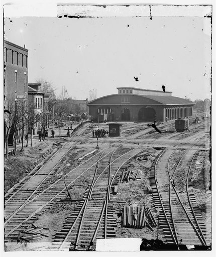 Atlanta, Georgia. Railroad depot