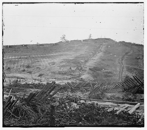 Atlanta, Georgia. Confederate fortifications