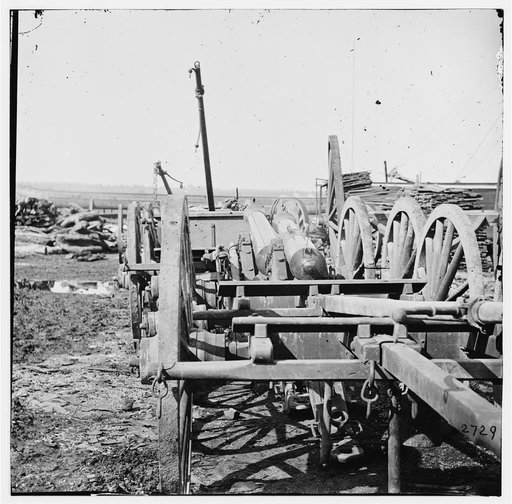 Richmond, Virginia.] French 12-pdr. Bronze field guns importes from France