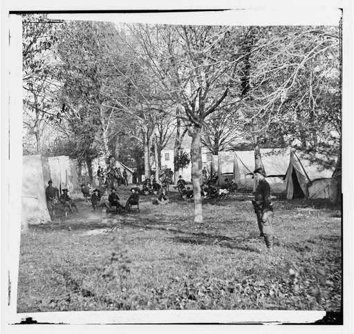 Auburn, Virginia. Evening music at General Alfred Pleasonton's headquarters