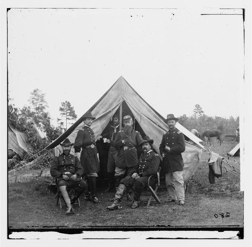 Culpeper, Virginia. Generals, John H.H. Ward, Gershon Mott and Colonels, Wm. R. Brewster John S. Austin, 72nd N.Y. Inf. and John E. Farnum 70th N.Y. Inf.