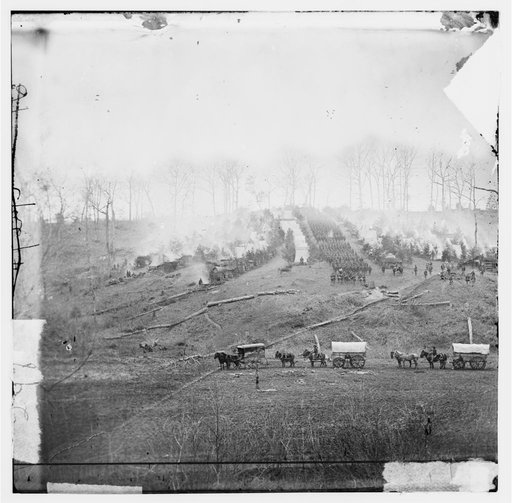Belle Plain, Virginia. Camp of 150th Pennsylvania Infantry