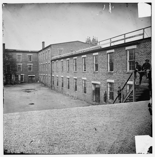 Petersburg, Virginia. Warehouse used as a prison