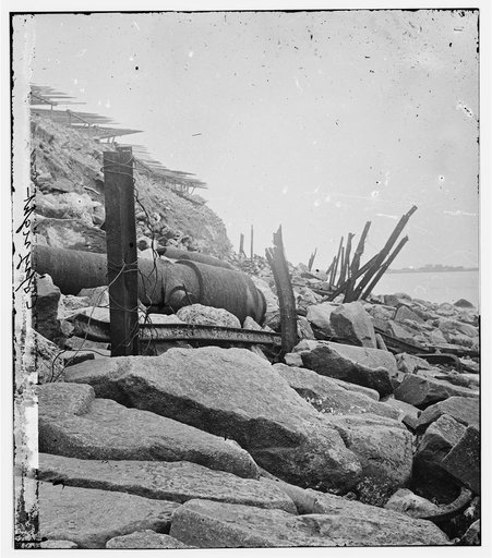 Charleston, South Carolina. Exterior view of Fort Sumter