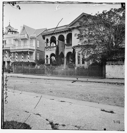 Charleston, South Carolina. Headquarters of Gen. John P. Hatch, South Battery