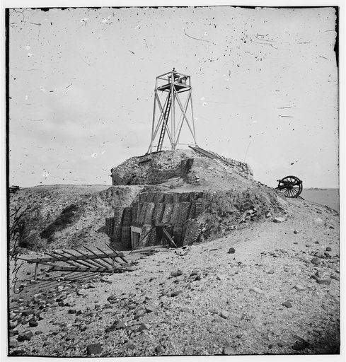 Charleston, South Carolina. Light house of Fort Sumter