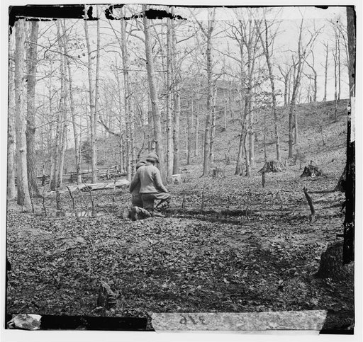 Bull Run, Virginia. Along Bull Run near Sudley church