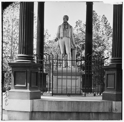 Richmond, Virginia. Henry Clay memorial on the Capitol grounds