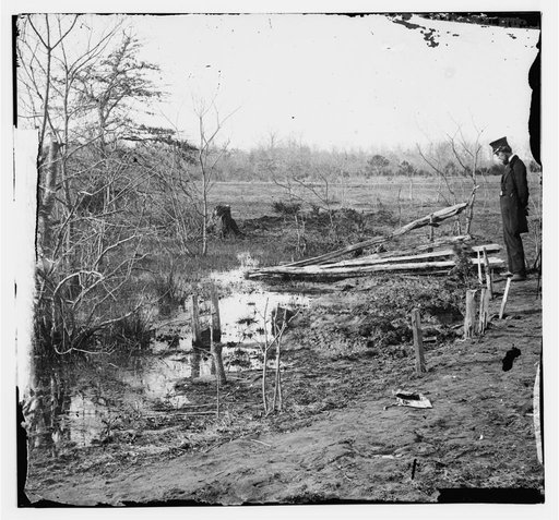 Bull Run, Virginia. Soldier's graves