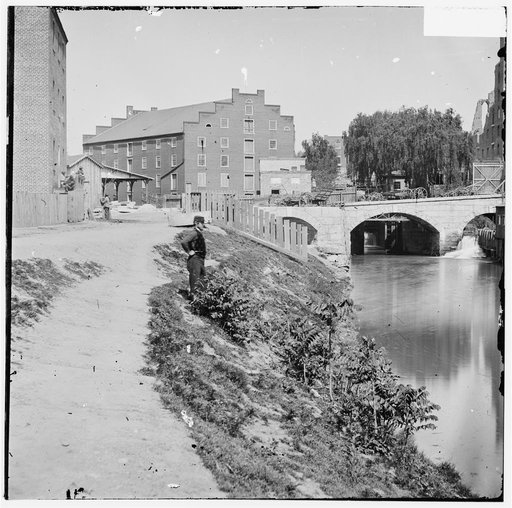 Richmond, Virginia. View of the canal