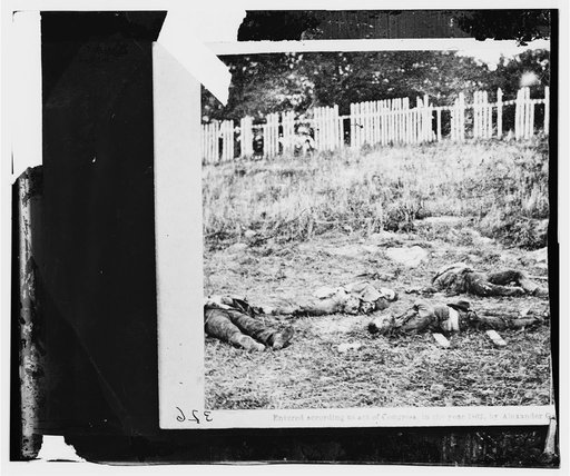 Antietam, Maryland. Dead soldiers on battlefield