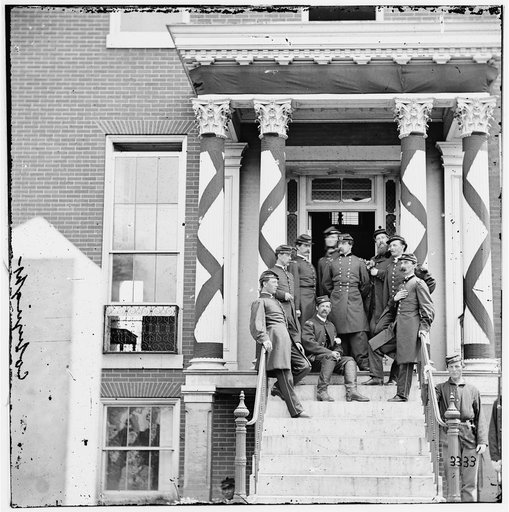 Petersburg, Virginia. Gen. Edward Ferrero and staff