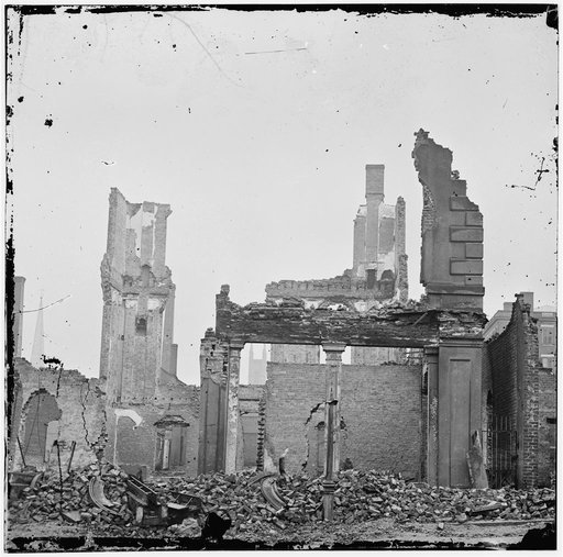 Richmond, Virginia. View of burned district