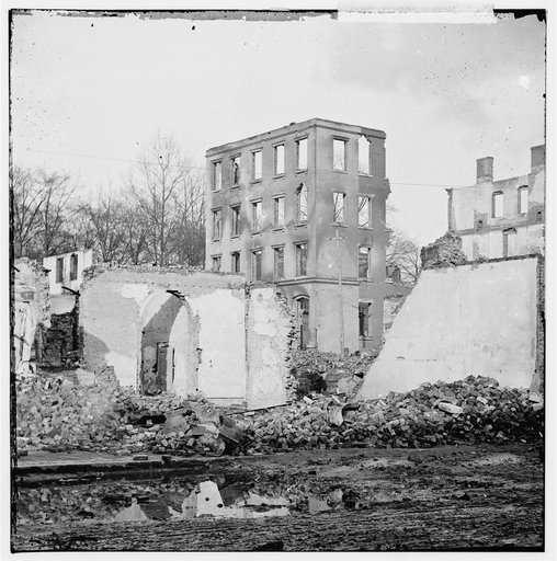 Richmond, Virginia. View of burned district