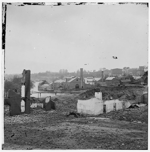 Richmond, Virginia. View of Tredegar Iron Works