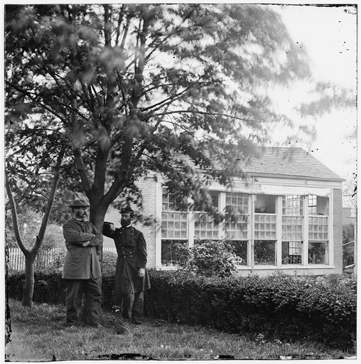 Richmond, Virginia. Gen. John Elmer Mulford, Assist. Federal Exchange Agent on right