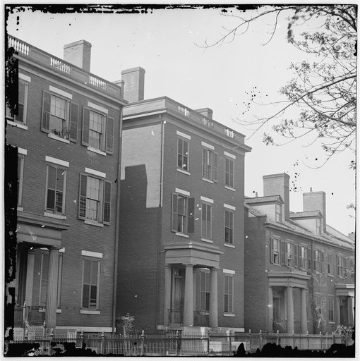 Richmond, Virginia. Residence of Gen. Robert E. Lee. (707 East Franklin Street)