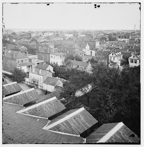 Charleston, South Carolina. View of Charleston from the roof of the Orphan Asylum