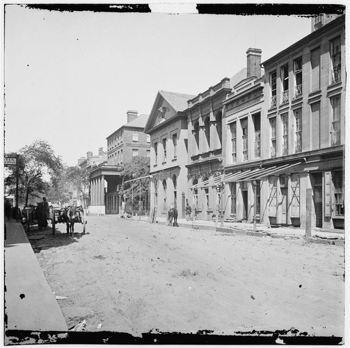 Charleston, South Carolina. Officer's of Treasury agents and Quartermaster