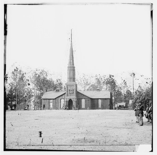 Petersburg, Virginia. Church built by 50th New York Engineers