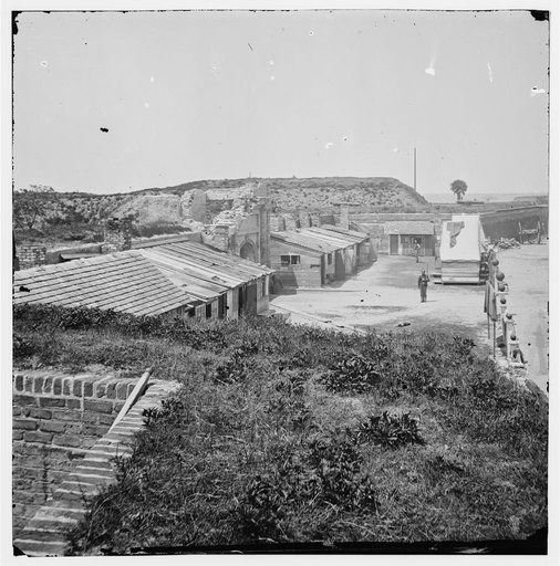 Charleston, South Carolina (vicinity). Interior view of Fort Moultrie. (Sullivan's Island)