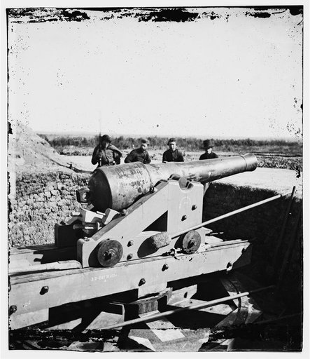 Savannah, Georgia (vicinity). Big gun at Fort McAllister