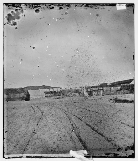 Interior view of Ft. Shaw, Morris Island, S.C.