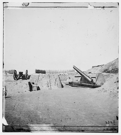 Charleston, South Carolina (vicinity). [Interior of Fort Putnam on Morris Island
