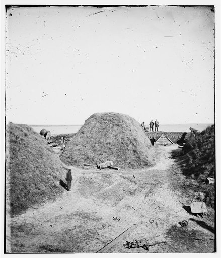 Savannah, Georgia (vicinity). Interior of Fort McAllister