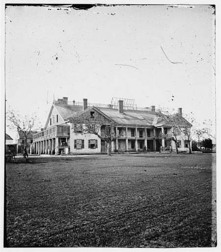 Savannah, Georgia. United States barracks