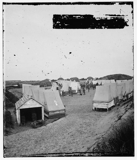 Federal fortifications and camp
