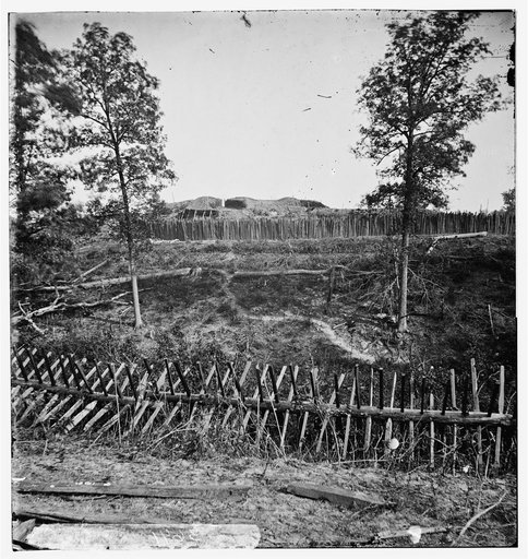 Atlanta, Georgia. Confederate fortifications