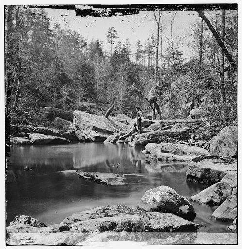 Chattanooga, Tennessee (vicinity). Pool, Lookout Mountain