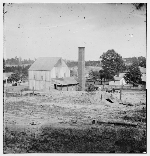 Atlanta, Georgia (vicinity). Bomb-proof shelter