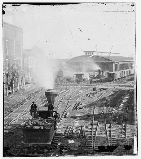 Atlanta, Georgia. Railroad yards