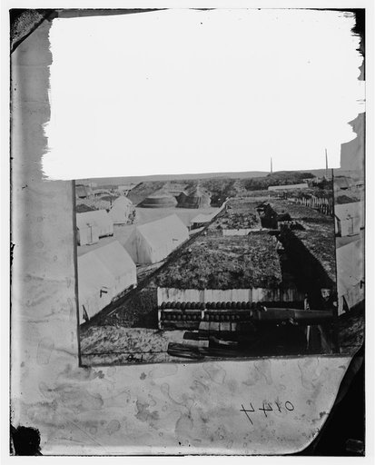 Interior of Fort Wagner, Morris Island, South Carolina