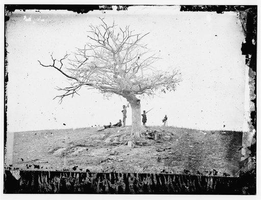 Antietam, Maryland. A lone grave