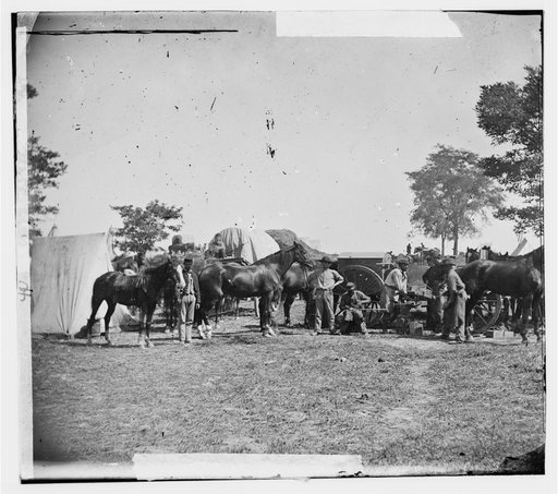 Antietam, Maryland. Forge scene at General McClellan's headquarters