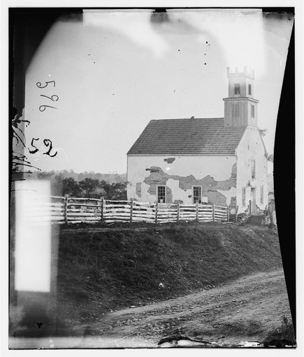 Sharpsburg, Maryland. Lutheran church on Main Street