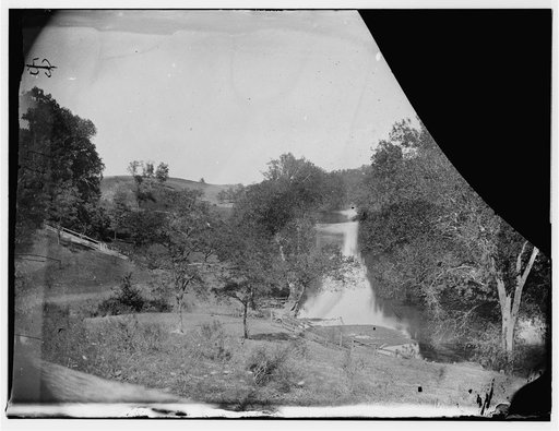 Antietam, Maryland. View on Antietam creek