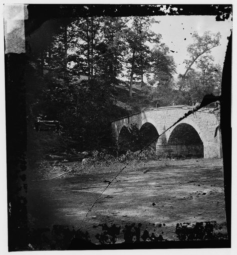 Antietam, Maryland. Eastern view of bridge
