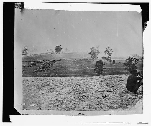 Antietam, Maryland. Battlefield on the day of battle [sic