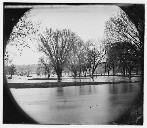 Richmond, Virginia. View of James River freshet