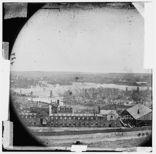 Richmond, Virginia. Ruins of State Arsenal