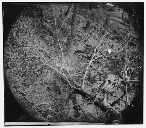 Chickasaw Bayou, Mississippi. The poison spring. Battlefield of Chickasaw Bayou