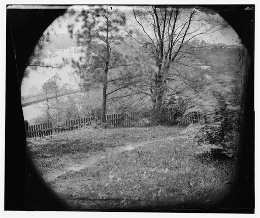 Richmond, Virginia. View from Hollywood cemetery