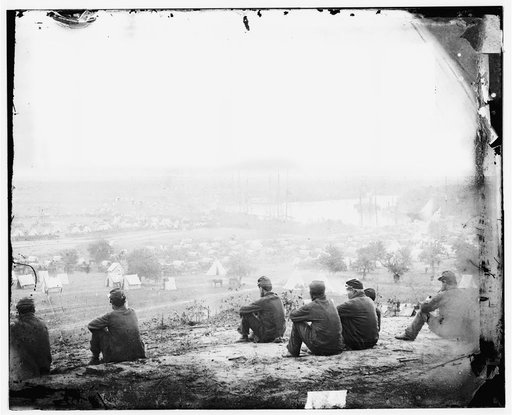 Cumberland Landing, Virginia. Federal encampment on the Pamunkey River