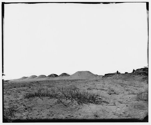 Fort Fisher, North Carolina. First six traverses on sea face